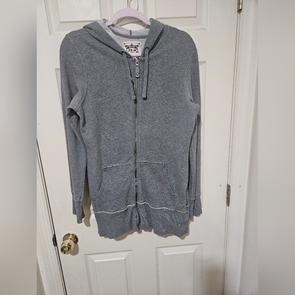 Rare Old Navy Gray Zip-Up Hoodie Sz L